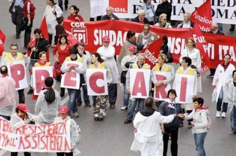 I precari della sanità ancora lontani dall’obiettivo.