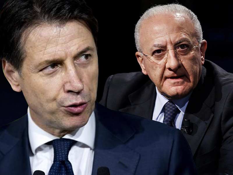 De Luca scrive a Conte