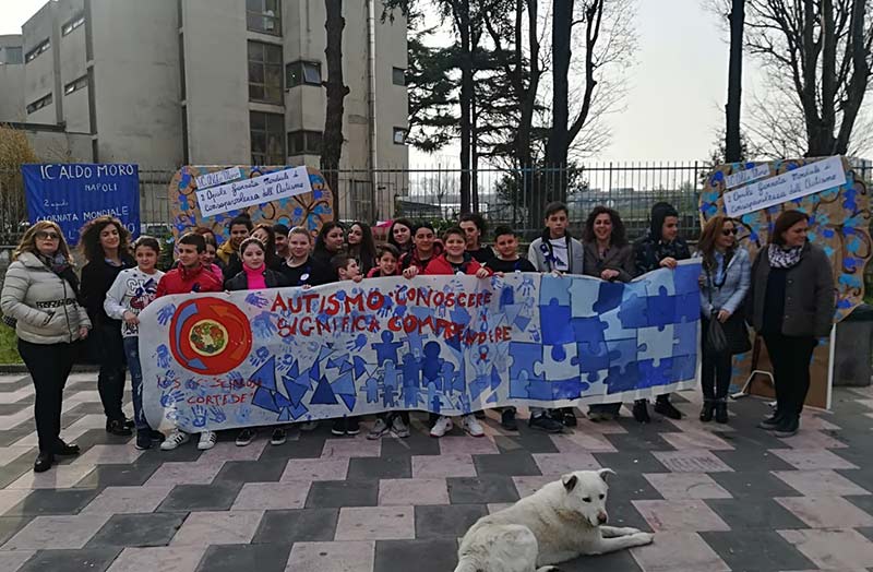 Giornata dell’autismo, grande partecipazione a Ponticelli