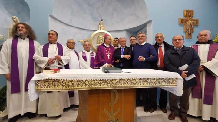 Taglio del nastro per la Cappella dell’ospedale di Polla