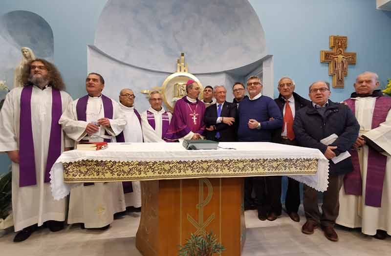 Taglio del nastro per la Cappella dell’ospedale di Polla