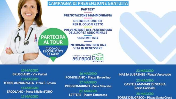 Asl Na3 Sud, dieci appuntamenti con la salute
