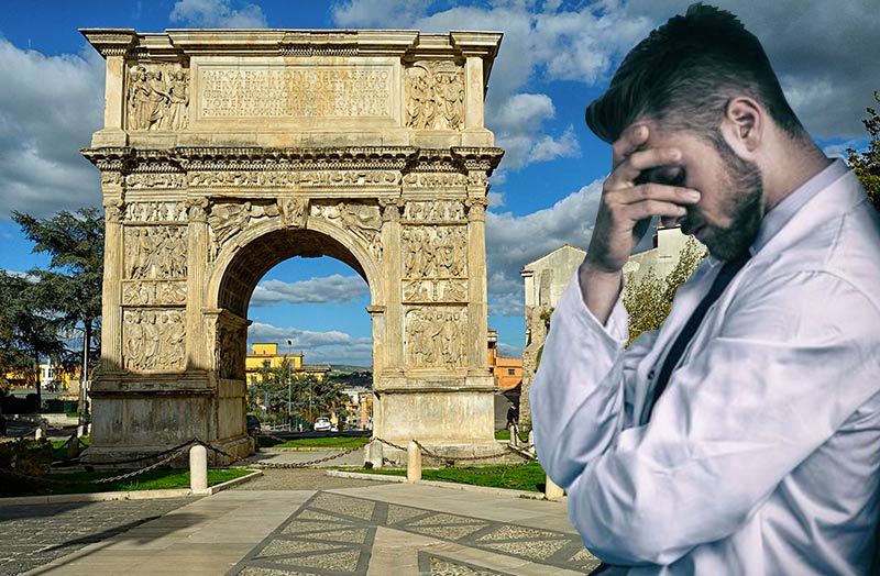 Benevento, aggiornamento casi Covid al “Rummo”