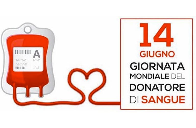 Oggi giornata mondiale del donatore di sangue