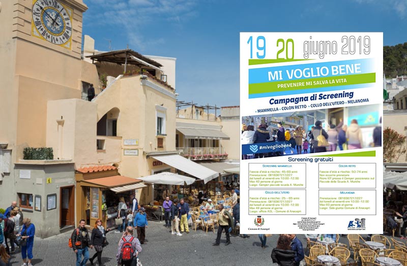 A Capri quattro giorni per prevenire