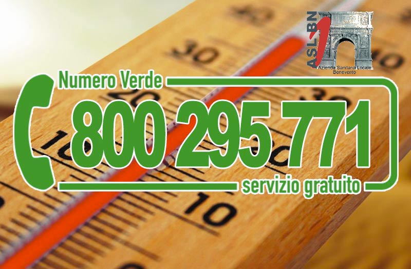 Sannio, un numero vere per combattere il caldo