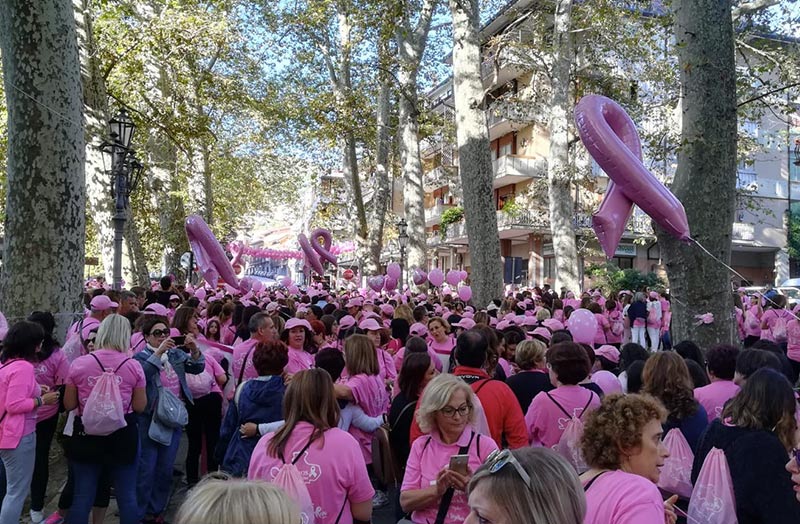 E camminata rosa fu