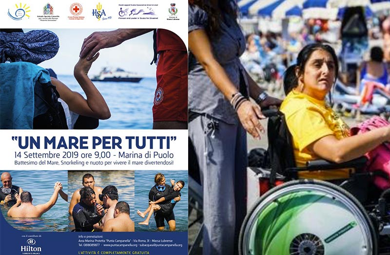 A Massa Lubrense, mare senza barriere