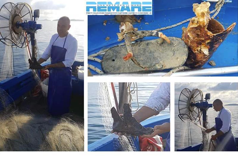 “Un quadro di plastica, i rifiuti e le plastiche in mare”
