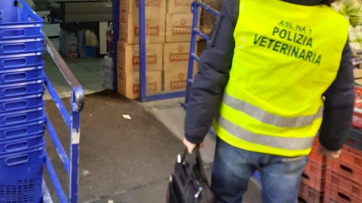 Sicurezza alimentare, controlli nel quartiere Pignasecca a Napoli