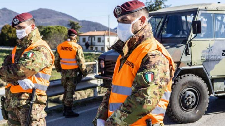 Coronavirus, l’esercito arriva anche nell’Agro Nocerino-Sarnese