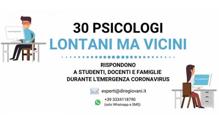 Coronavirus, “Lontani ma vicini”
