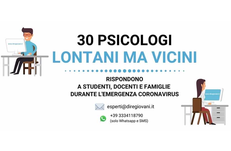 Coronavirus, “Lontani ma vicini”