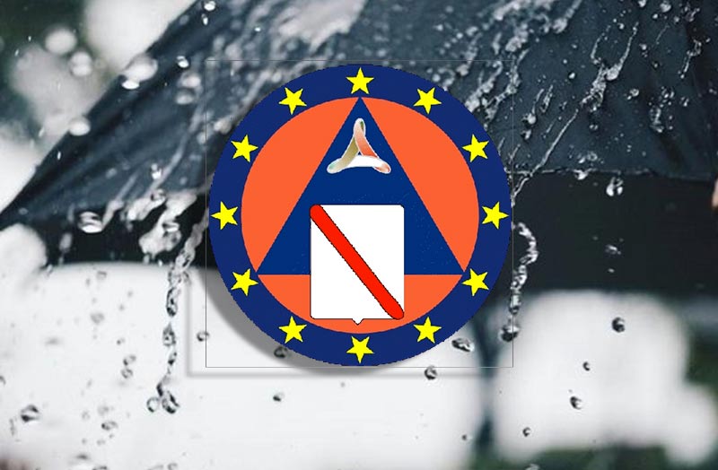 Campania, allerta meteo