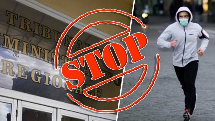 Covid-19, stop passeggiate il Tar dà ragione a De Luca