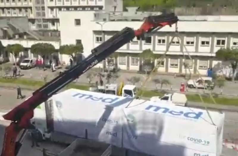 Salerno, ospedale modulare Covid al via i lavori
