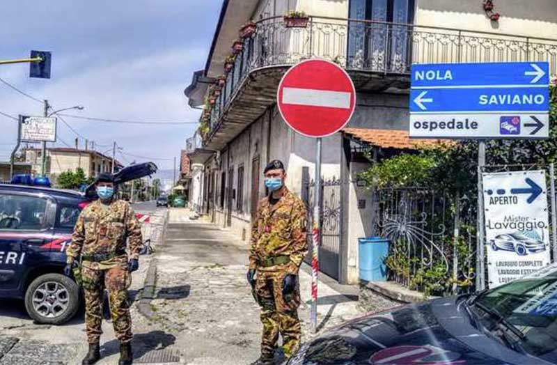 Sette giorni di zona rossa per Saviano
