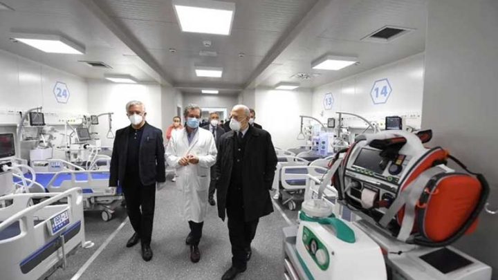 Salerno, inaugurato il Covid Hospital