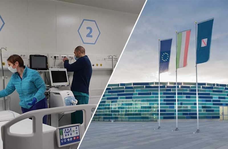 Ospedale del Mare, intervento d’eccellenza su paziente Covid