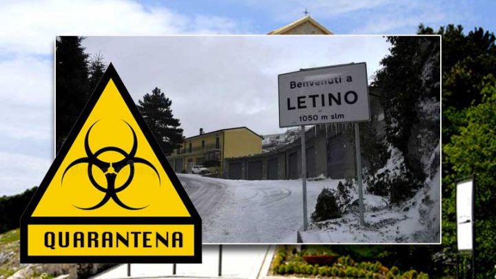 Letino, nel casertano, diventa zona rossa