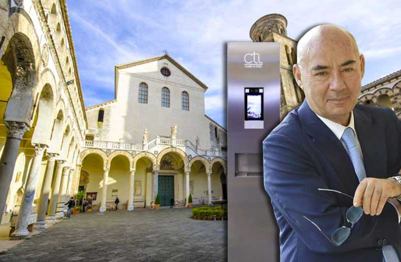Un termoscanner per la sicurezza dei fedeli
