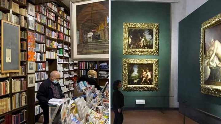 Covid, accessi a musei e librerie