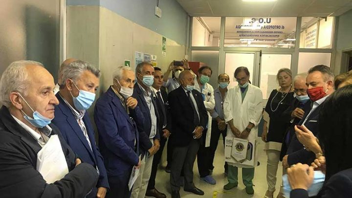 Donato un sanificatore al nosocomio matesino