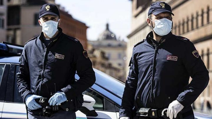 Poliziotti sovraesposti al rischio contagio