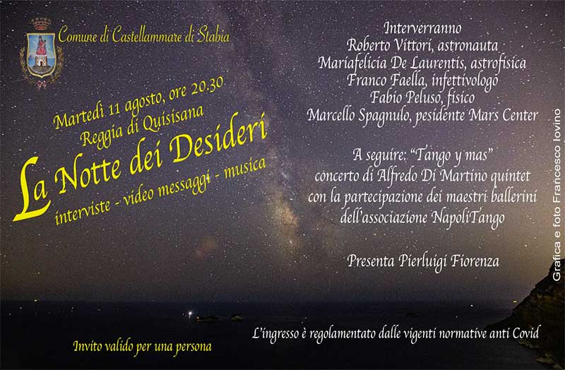 “La notte dei desideri”, intrattenimento e divulgazione scientifica
