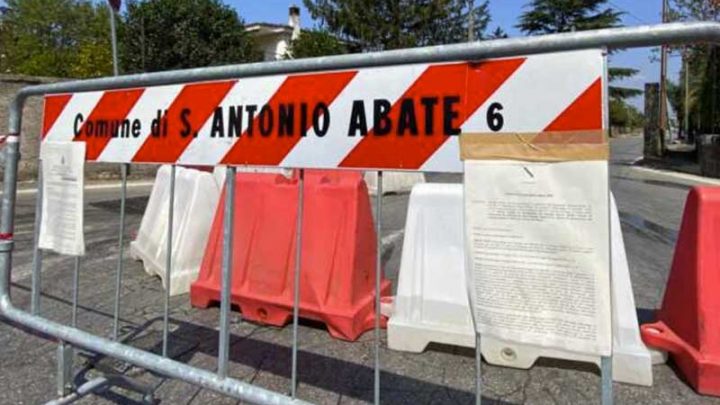 Zona rossa Sant’Antonio Abate, effettuati i primi 400 tamponi