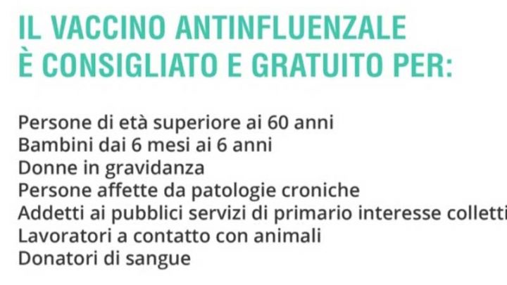 Asl Caserta, è partita la campagna antinfluenzale