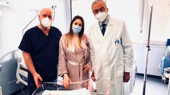 Cardarelli, è nata nonostante l’ictus che ha colpito la mamma