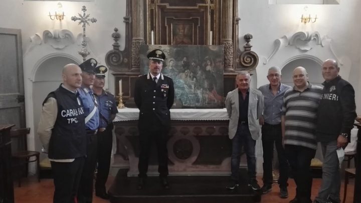 Massa Lubrense, dopo 7 anni ritrovata la tela della Natività della Cappella di Campo