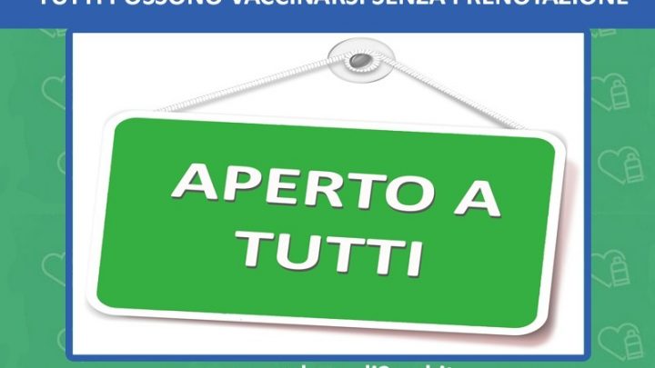 Asl Na 3, punti vaccinali aperti a tutti