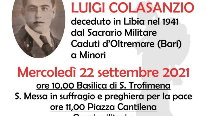 Luigi Colasanzio, il ritorno dell’eroe