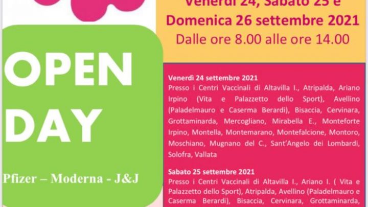 Asl Avellino, prosegue anche oggi la campagna vaccinale anti-Covid
