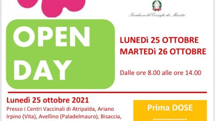 Asl Avellino, Campagna vaccinale: Open day per biologi, psicologi e ostetriche