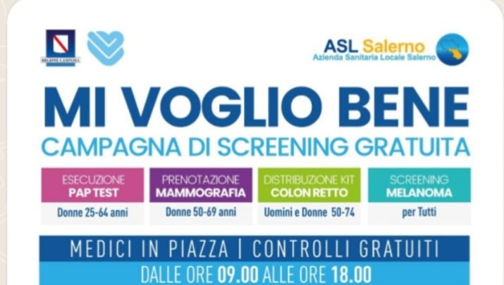 Nel salernitano riprende la Campagna di prevenzione oncologica