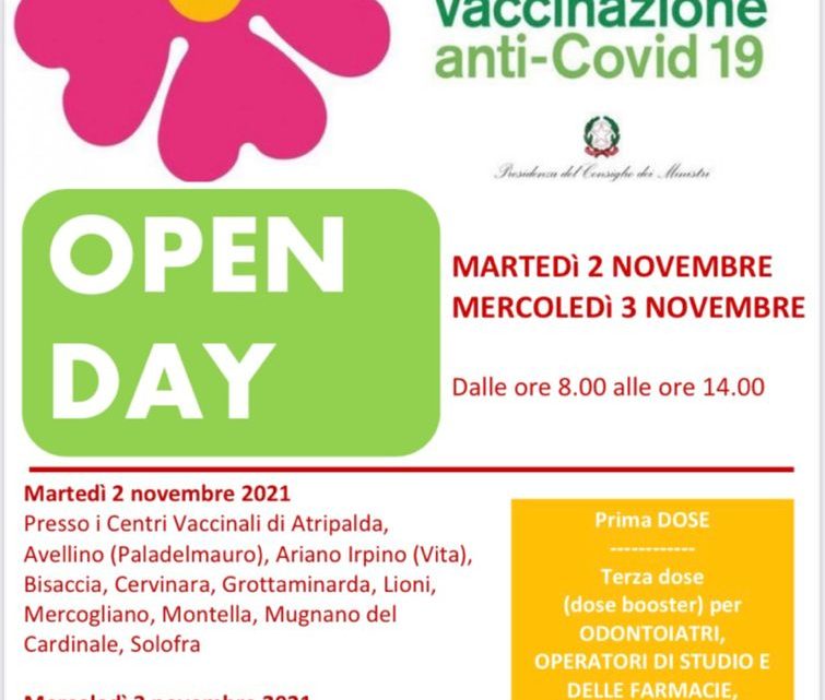 Asl Avellino, Campagna vaccinale anti-Covid: Open Day per i professionisti della salute