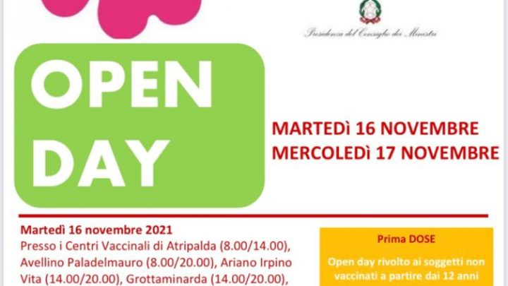 Asl Avellino, continuano gli Open Day vaccinali anticovid