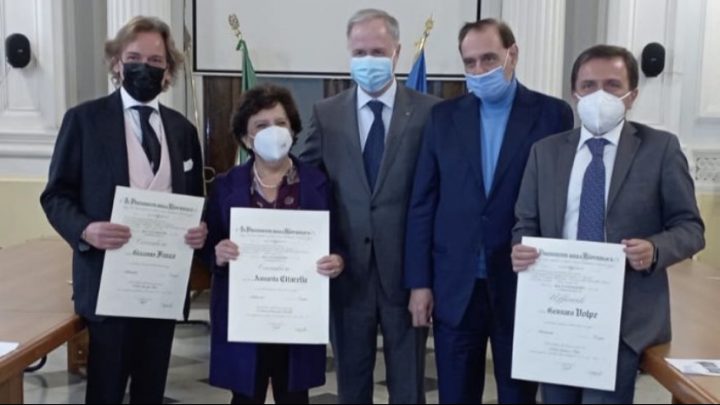 Asl Benevento, consegnate le onorificenze a chi ha collaborato nella lotta contro la pandemia