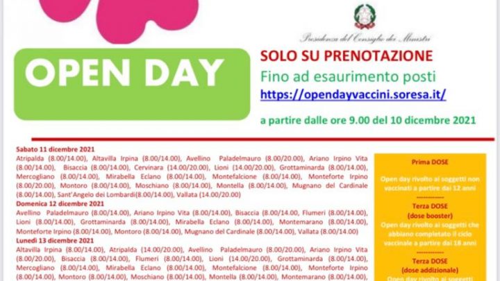 Asl Avellino, Campagna vaccinale anti-Covid: apre la piattaforma per le prenotazioni