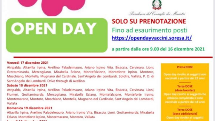 Asl Avellino, Campagna vaccinale anti-Covid: aperta la piattaforma per le prenotazioni