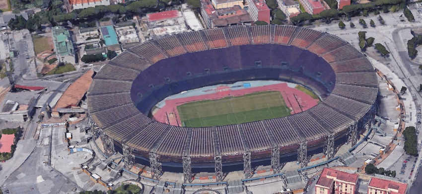 West Nile, disinfestazione allo stadio Maradona