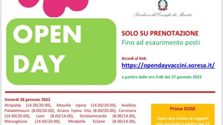 Asl Avellino, Campagna vaccinale anti-covid: apre la piattaforma per le prenotazioni