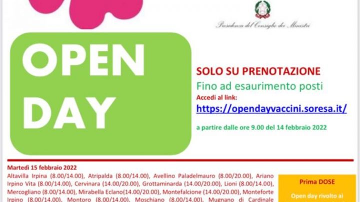 Asl Avellino, Campagna vaccinale anti-Covid: apre la piattaforma per le prenotazioni