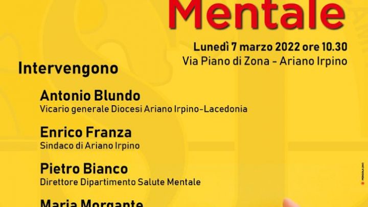 Ariano Irpino , inaugurazione del nuovo Centro di Salute Mentale