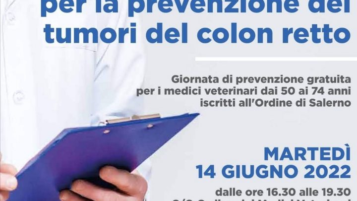 Ordine dei Medici Veterinari di Salerno, appuntamento gratuito con la prevenzione