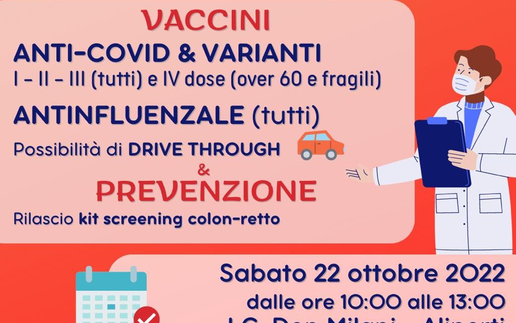 Asl Na 3, sabato 22 appuntamento vaccini anticovid e antinfluenzale
