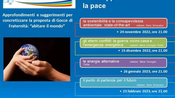 Il progresso per creare armonia fra i popoli